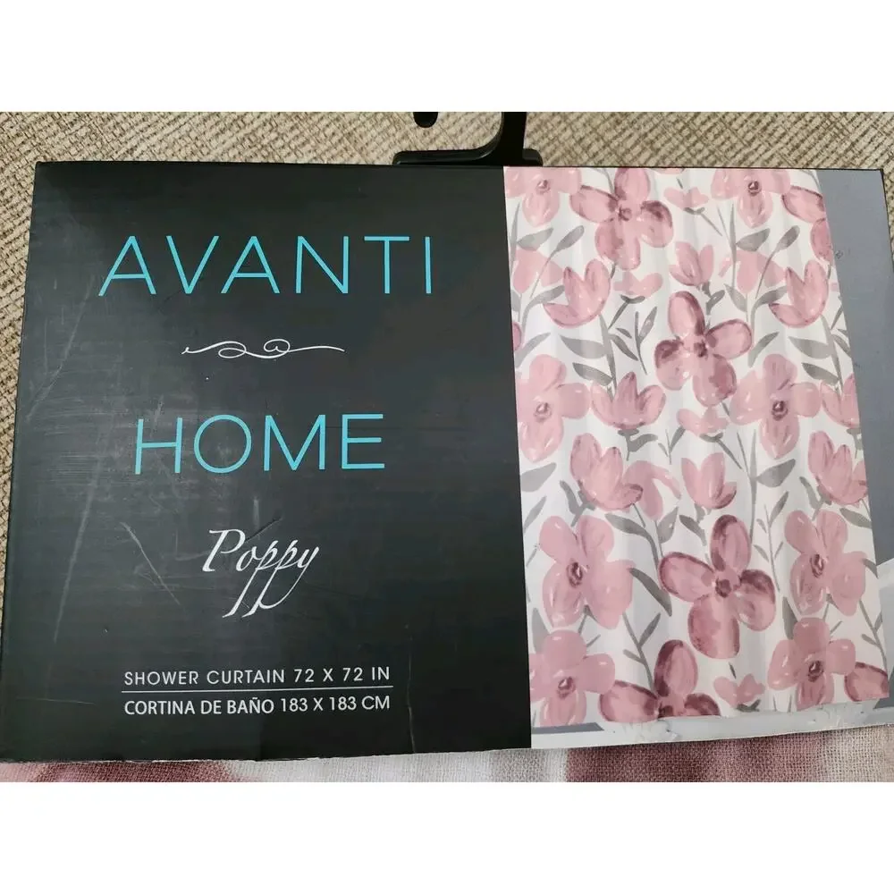 Floral Shower Curtain by Avanti Home